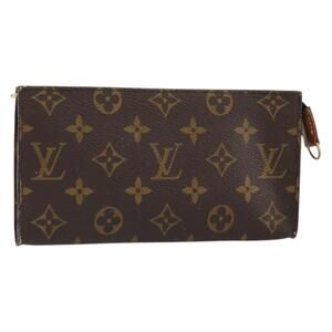 LOUIS VUITTON Monogram Bucket GM Accessory Pouch LV Auth 162752